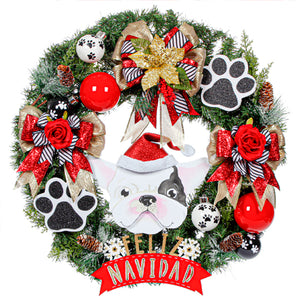 Corona De Pared Feliz Navidad