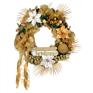 Corona De Pared Palma Oro