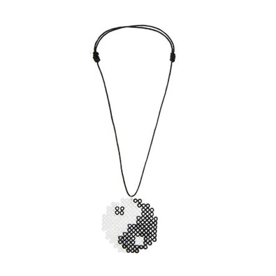 Fantasías Miguel Clave:GF118 Collar Yin Yang Con Cuentas Dtubito