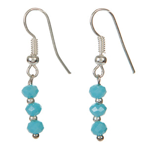 Aretes Agua Plata