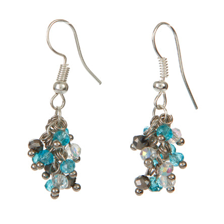 Aretes Tricolor Engarzado
