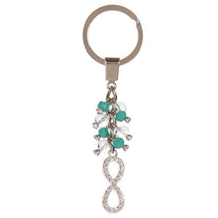 Llavero Infinito Con Engarces De Rondel