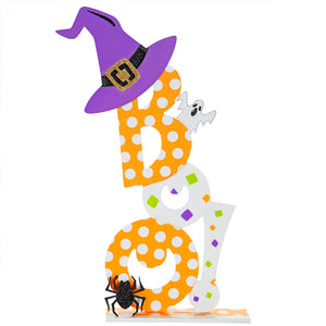Letrero Boo Con Sombrero