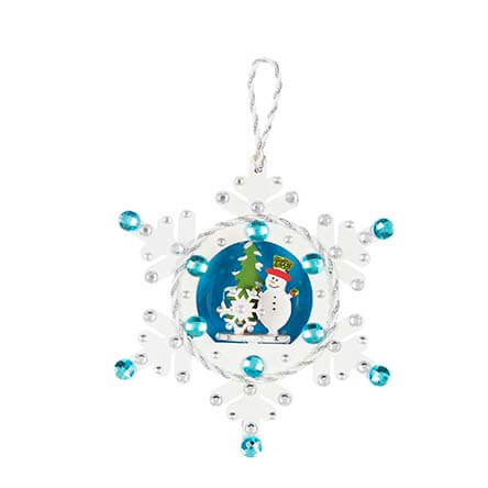 Esfera Copo Muñeco De Nieve