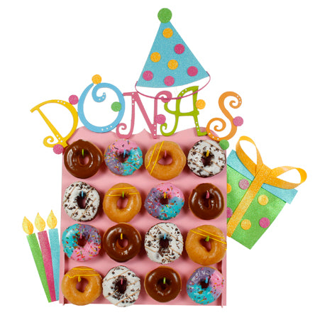 Base Para Donas Feliz Cumpleaños
