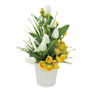 Arreglo Tulipanes Color Blanco