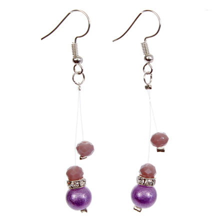 Aretes Morados