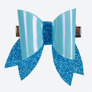 Moños Azules De Pvc