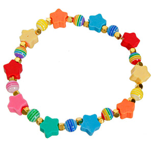 Pulsera Estrella Con Colores