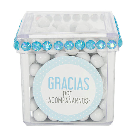 Caja Agradecimiento Con Piedras