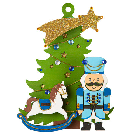 Adorno Cascanueces Azul