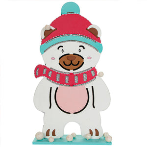 Osito Navideño Gorro Rosa