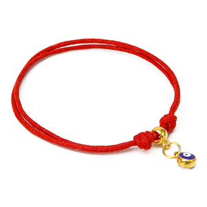 Pulsera De Cordón Con Dije Ojito