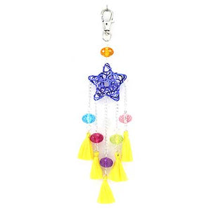Colgante Con Estrella Cuentas  Multicolor