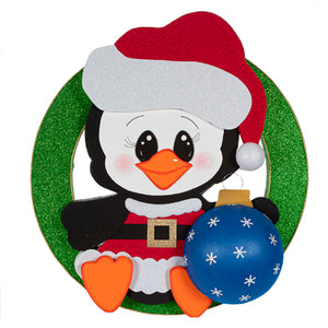 Adorno Pingüino Con Esfera
