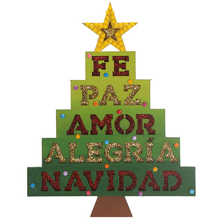 Pino Navideño Con Estrellas Y Creando Con Brillantes