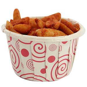 Vaso Impreso Espiral Rojo