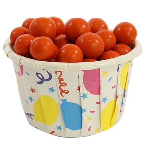 Vaso Impreso Con Globos Y Dulces Naranja