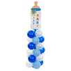 Fantasías Miguel Clave:ML3029 Torre De Globos Con Biberón Azul