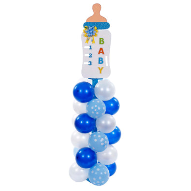 Fantasías Miguel Clave:ML3029 Torre De Globos Con Biberón Azul