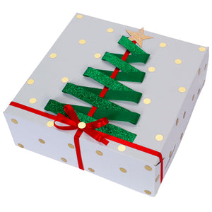 Caja De Regalo Con Árbol