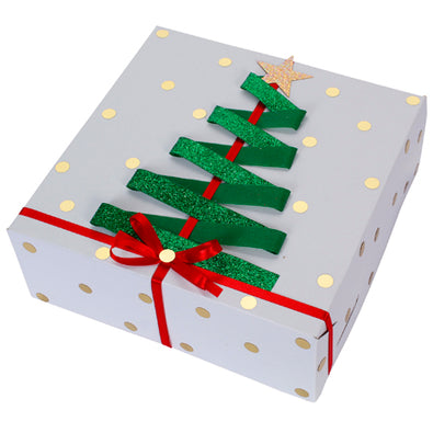 Fantasías Miguel Clave:ML3075 Caja De Regalo Con Árbol