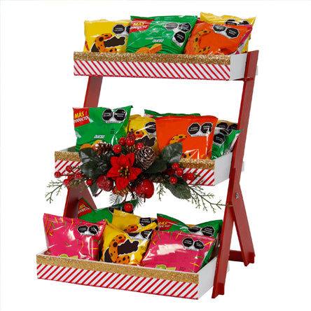 Despachador De Botanas Navideño