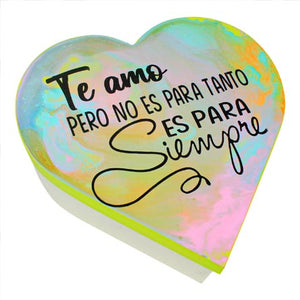 Caja Corazón Multicolor