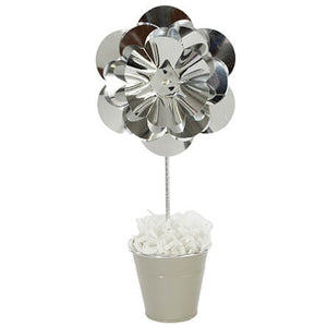 Centro De Mesa Con Flor De Pvc