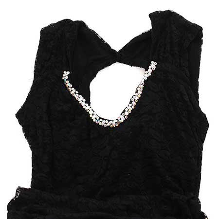 Vestido Con Cristales