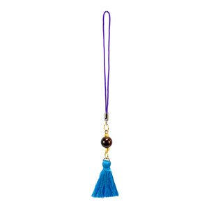 Colgante Con Borla Turquesa