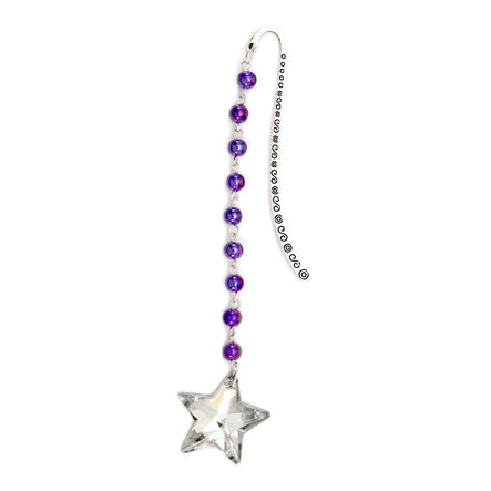 Separador De Libros Morado Con Estrella