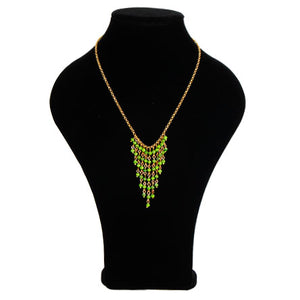 Collar De Cadena Con Cuentas Redonda Jade