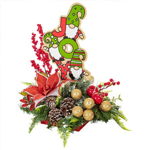 Arreglo Navideño Santa Joy