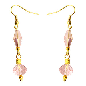 Aretes Oro Con Cristales