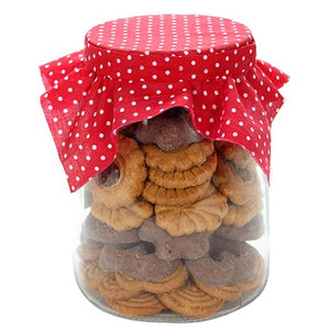 Frasco Con Tela Para Galletas