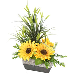 Arreglo Floral Con Girasoles