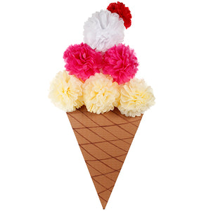 Helado De Borlas De Papel