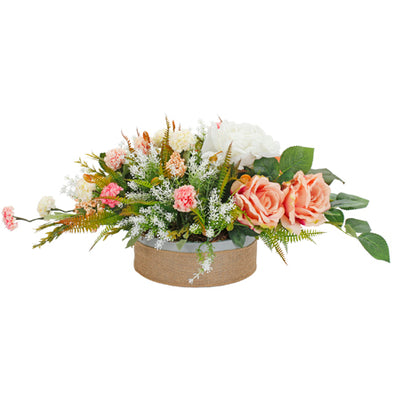 Fantasías Miguel Clave:SR981 Centro De Mesa Con Flores  Rosas