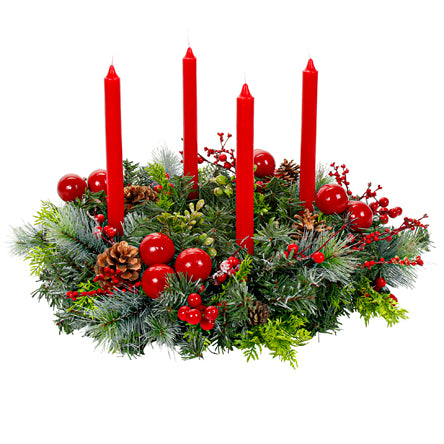 Corona De Adviento Cerezas