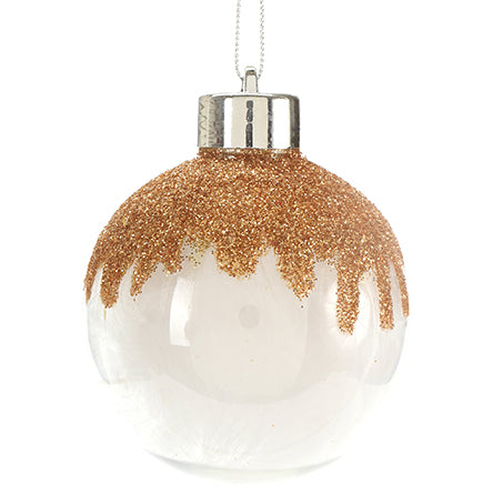Esfera Transparente Con Plumas