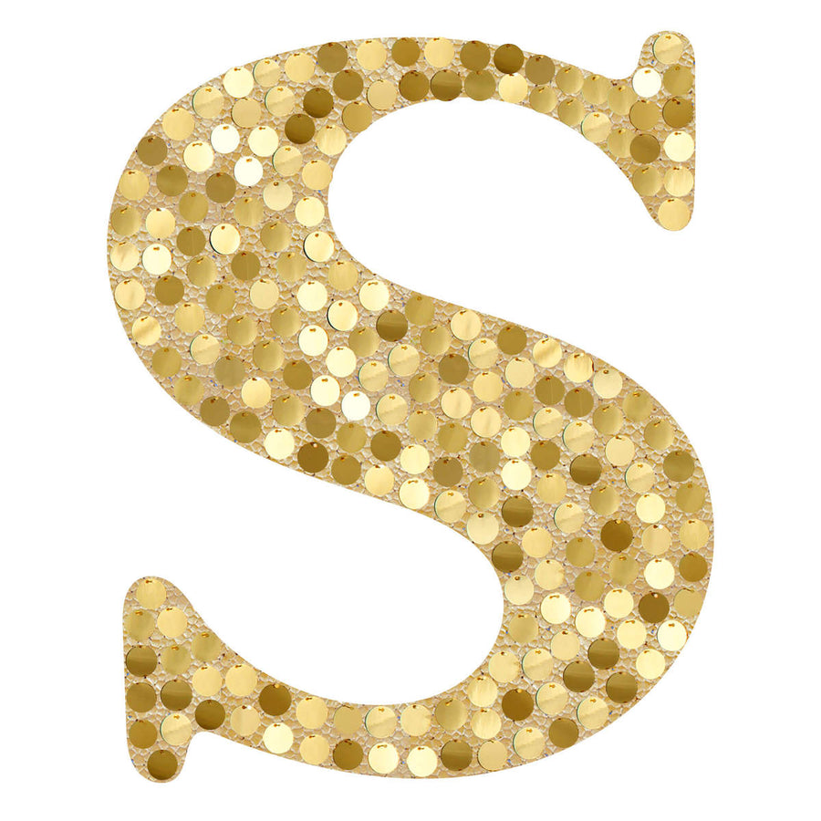 Letra S Oro