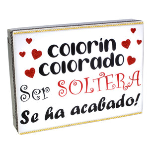 Letrero Con Luz Y Corazones
