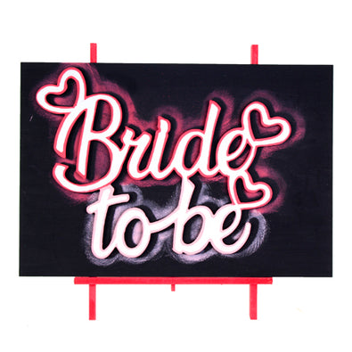 Fantasías Miguel Clave:VY417 Letrero Bride To Be Neon