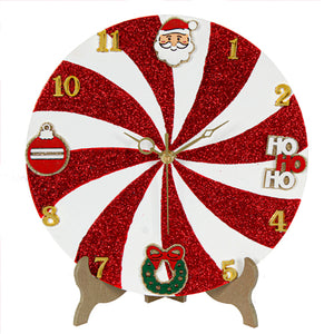 Reloj Con Muñecos Navideños