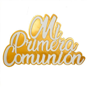 Letrero Primera Comunion