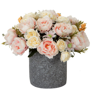 Arreglo Floral Con Peonis