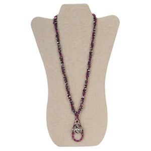 Collar Con Dije Murmuro De Ángel Y Cristales